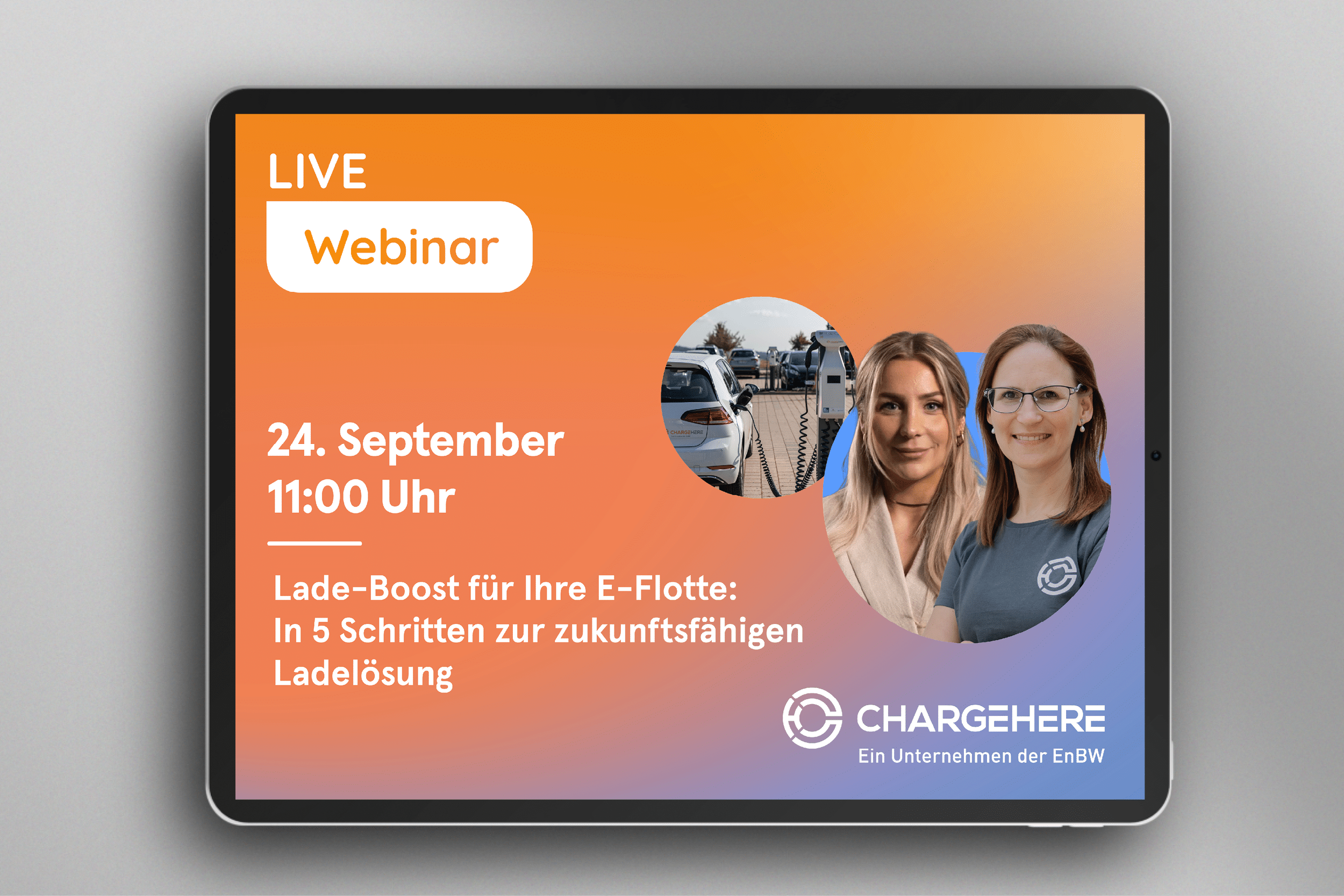 Webinar: E-Flotte laden am Firmenstandort in 5 Schritten - Vorschaubild